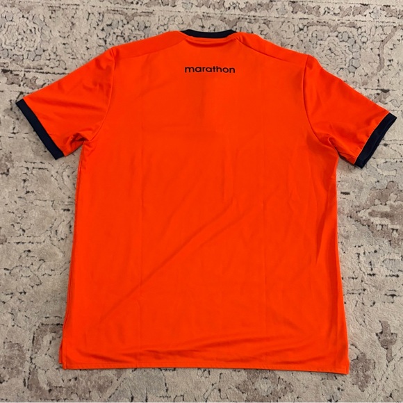 Marathon Authentic Ecuador Soccer Orange Pre Match Sponsors Jersey Men’s Sz: XL - Picture 4 of 4